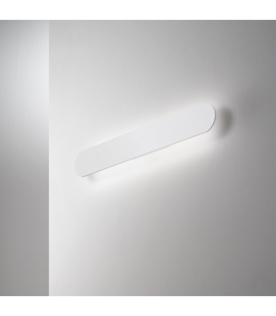 Aplique LED integrado Echo White metal 1 bombilla 9cm