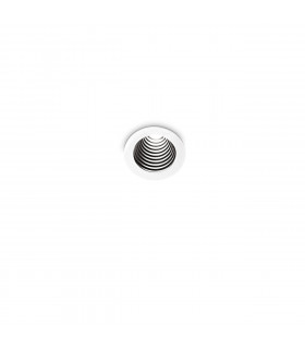 Foco empotrable One Glass, metal, aluminio Negro 1 bombilla 3,8cm