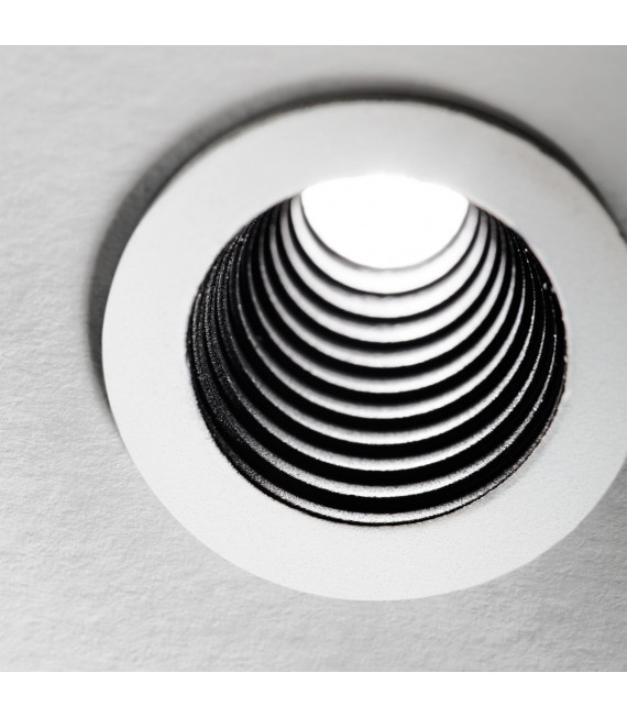 Spot encastré One Verre,métal,aluminium Noir 1 ampoule 3,8cm