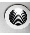 Recessed spotlight One Glass, metal, aluminum Black 1 bulb 3.8cm