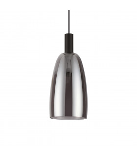 Suspension Coco-2 1 ampoule Verre,métal Noir