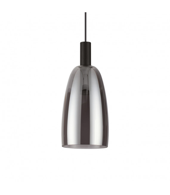 Coco-2 pendant lamp 1 bulb Glass, metal Black