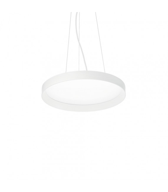 Suspension LED intégré Fly 1 ampoule Métal,aluminium,plastique blanc