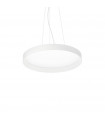 Suspension LED intégré Fly 1 ampoule Métal,aluminium,plastique blanc