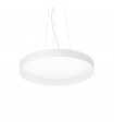 Suspension LED intégré Fly 1 ampoule Métal,aluminium,plastique blanc