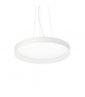 Suspension LED intégré Fly 1 ampoule Métal,aluminium,plastique blanc
