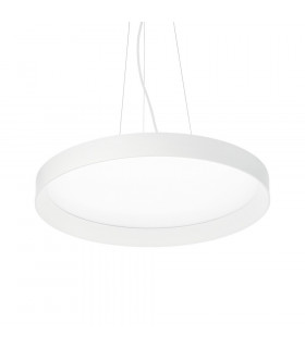 Suspensión LED integrada Fly 1 bombilla Metal, aluminio, plástico blanco
