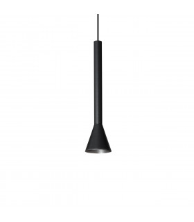Lampada a sospensione Diesis 1 lampadina Metallo Nero