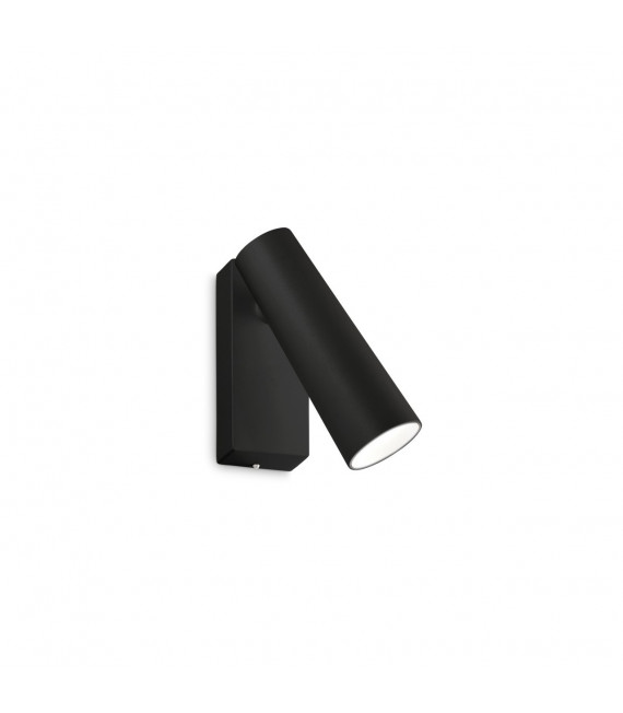 Applique avec liseuse Pipe Métal,aluminium blanc 1 ampoule 10,5cm