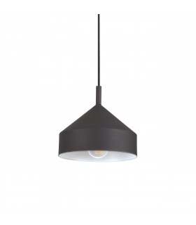 Yurta pendant lamp 1 bulb Black Metal