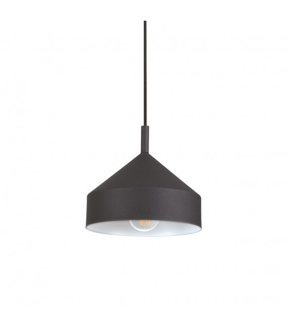 Lampada a sospensione Yurta 1 lampadina Metallo Nero