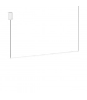 Essence integrated LED pendant light 1 bulb White metal