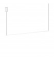 Suspension LED intégré Essence 1 ampoule Métal blanc