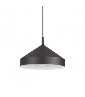 Lampada a sospensione Yurta 1 lampadina Metallo Nero