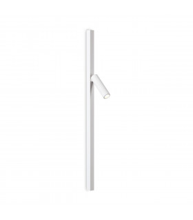 Applique a LED integrata Syntesi Metallo bianco 1 lampadina 59,5 cm