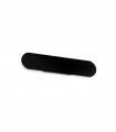 Integrated LED wall light Echo Black Metal 1 bulb 9cm