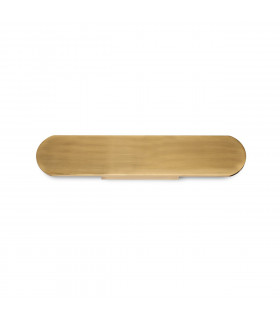 Integrated LED wall light Echo Metal Brass 1 bulb 9cm
