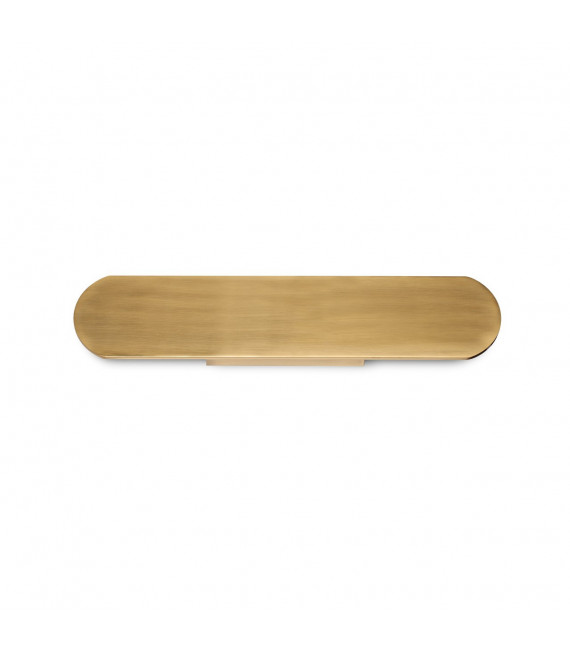 Integrated LED wall light Echo Metal Brass 1 bulb 9cm