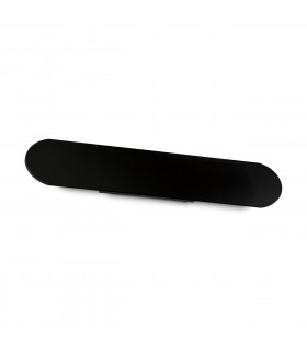 Integrierte LED-Wandleuchte Echo Black Metal 1 Glühbirne 9cm