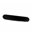 Integrated LED wall light Echo Black Metal 1 bulb 9cm