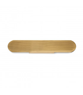 Integrierte LED-Wandleuchte Echo Metal Messing 1 Glühbirne 9cm