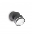 Spotlight Omega 1 bulb Glass, metal Anthracite