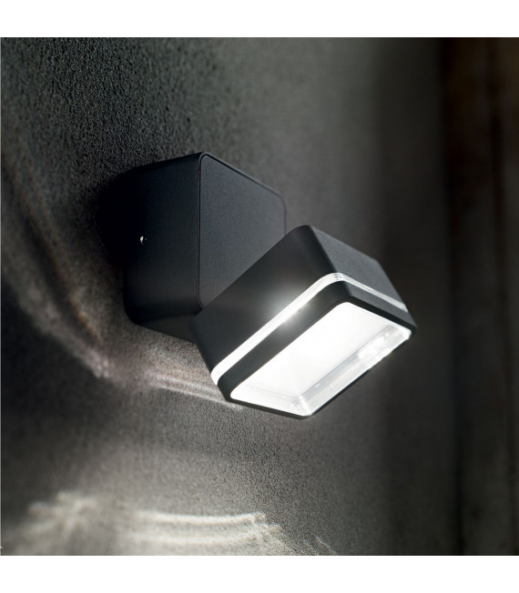 Spot Omega Glas, Metall Anthrazit 1 Birne 9cm