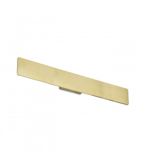 Integrierte LED-Wandleuchte Zig Black Metal 2-flammig 8cm