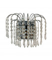 Applique design Amir Métal Chrome 2 ampoules 25cm
