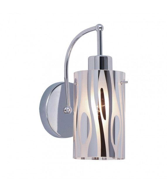 Lampe avec abat jour Triplet Métal Chrome 1 ampoule 45cm