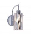 Lampe avec abat jour Triplet Métal Chrome 1 ampoule 45cm