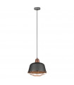Suspension Annika Métal Noir 1 ampoule 30cm