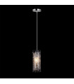 Design pendant Ibiza Metal Chrome 1 bulb 26cm