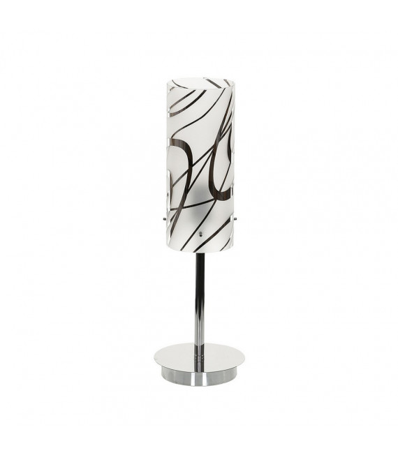 Hello Metal Cromo sobremesa 1 bombilla 46cm