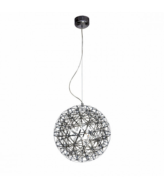Suspensión Adrian Inox Cromo 92 bombillas 50cm