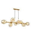Borgo Golden Steel Pendant 8 bulbs 112cm