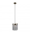 Suspension Sabrig Bronze antique 1 ampoule 120cm