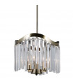 Suspension Sabrig 3 ampoules Bronze antique
