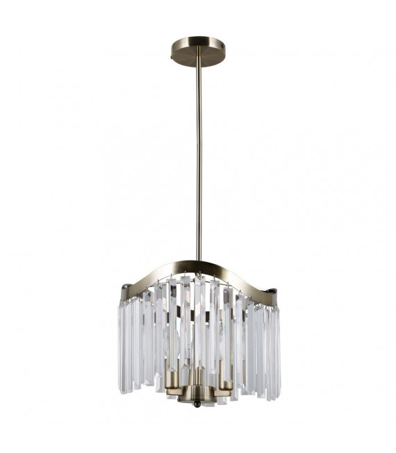 Suspension Sabrig 3 ampoules Bronze antique