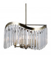 Suspension Sabrig 6 ampoules Bronze antique