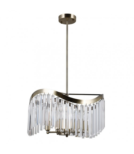 Sabrig pendant lamp 6 bulbs Antique bronze