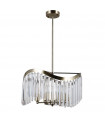 Sabrig pendant lamp 6 bulbs Antique bronze