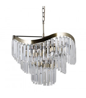 Sabrig pendant lamp 8 bulbs Antique bronze