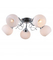 Ceiling light Masseri Chrome Steel 5 bulbs 25cm