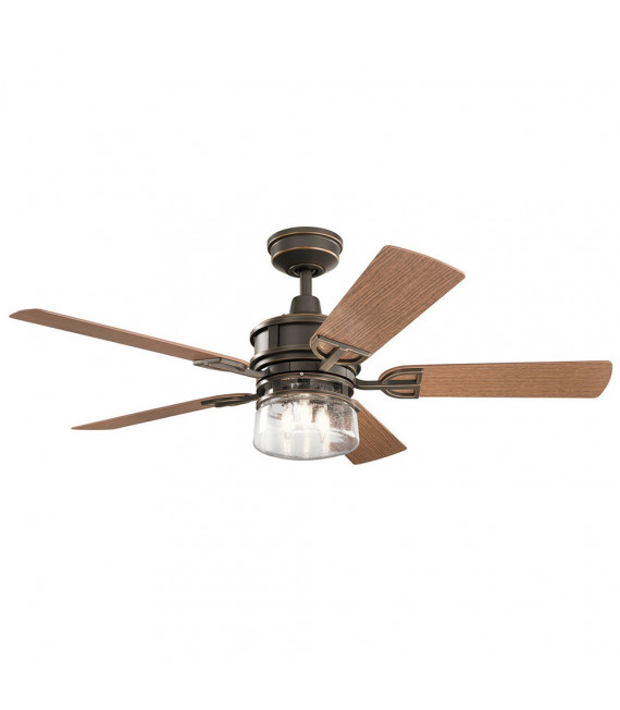 Ventilatore da Soffitto Kichler Noce Scuro, Noce 48 Cm