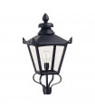 Lampadaire de jardin Grampian Noir 1 ampoule 66cm