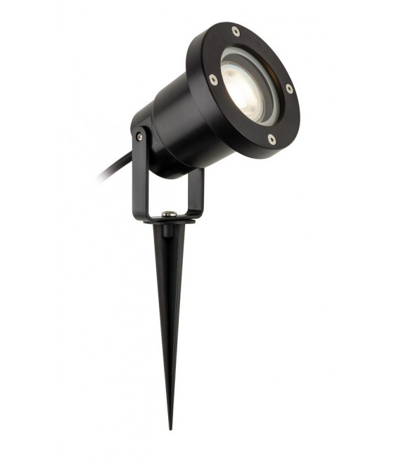 Luce A Proiettile Per Bici Lowrider / Chopper - Lampadina 777 - Colore Nero - Faretto Show