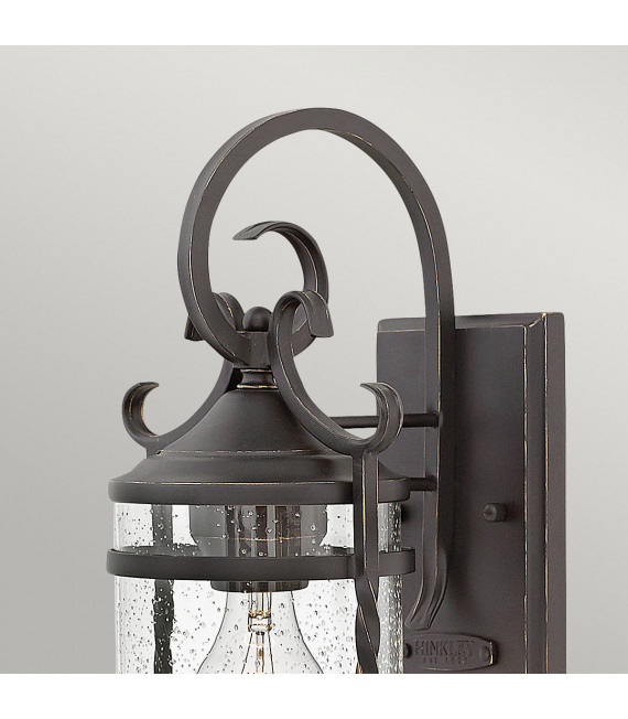 Lanterna da giardino Casa Vetro trasparente, alluminio Nero invecchiato 1 lampadina 33cm