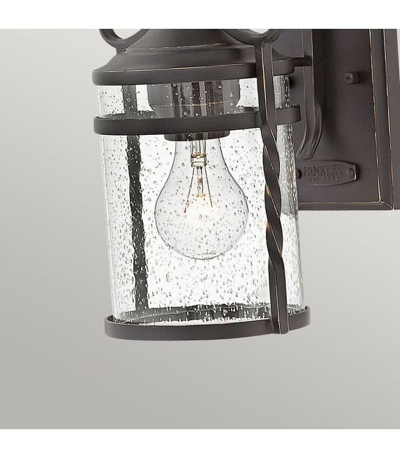 Lanterna da giardino Casa Vetro trasparente, alluminio Nero invecchiato 1 lampadina 33cm