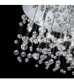 Plafonnier Design Neve Chrome 15 ampoules 31,5cm